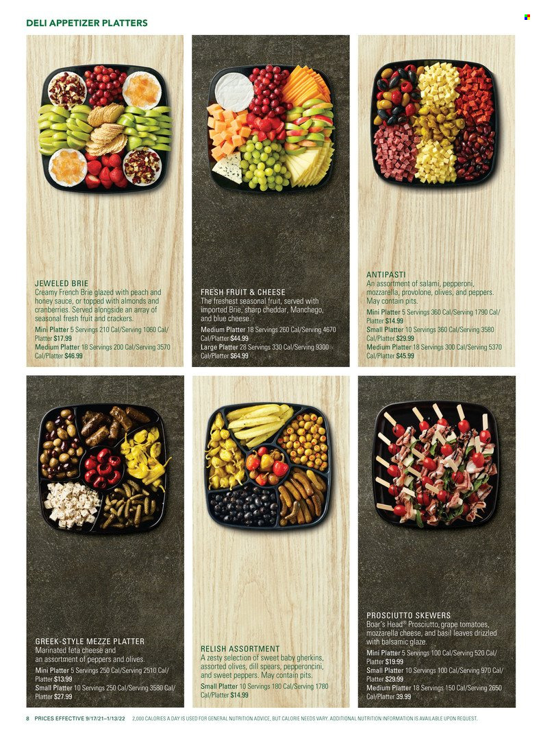 Publix Gather & Share Catering Guide - Fall/Winter 2021 - Page 8