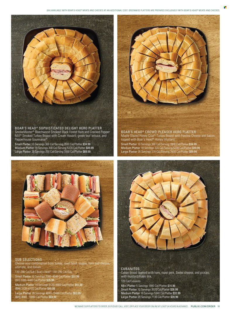 Publix Gather & Share Catering Guide - Fall/Winter 2021 - Page 11