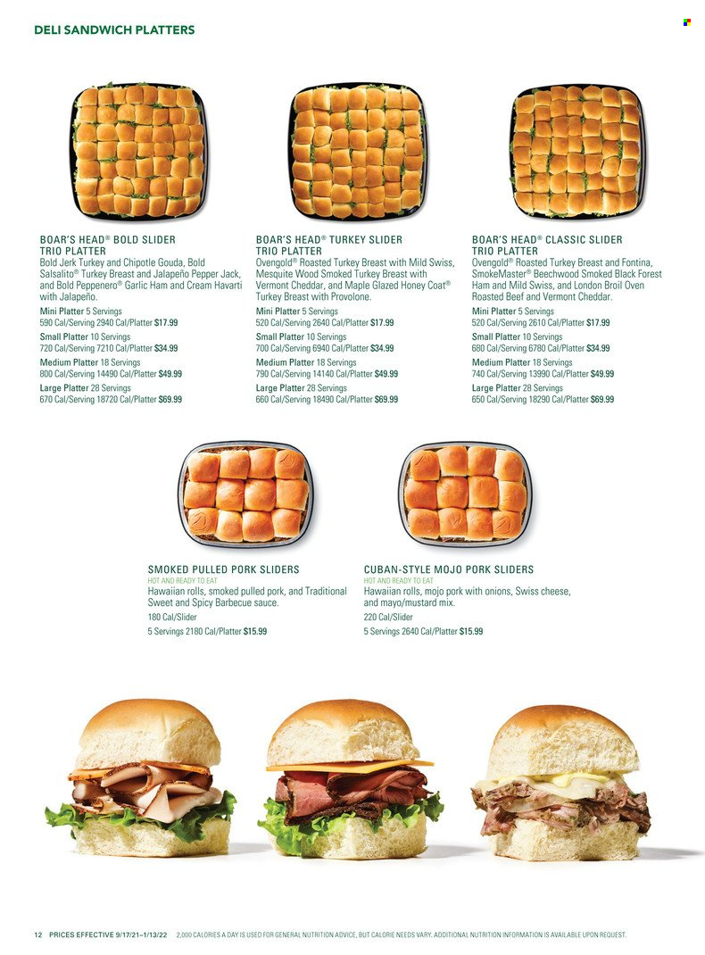 Publix Gather & Share Catering Guide - Fall/Winter 2021 - Page 12