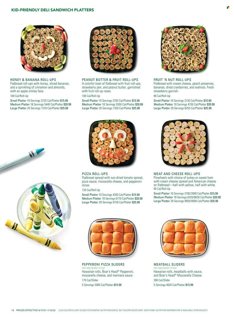 Publix Gather & Share Catering Guide - Fall/Winter 2021 - Page 14
