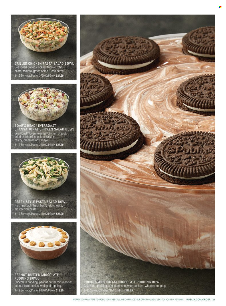 Publix Gather & Share Catering Guide - Fall/Winter 2021 - Page 21