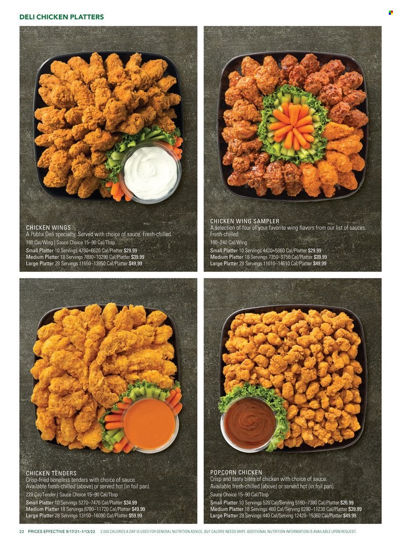 Publix Gather & Share Catering Guide - Fall/Winter 2021 - Page 22