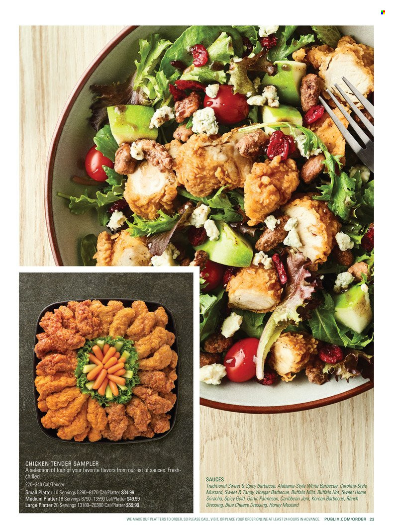 Publix Gather & Share Catering Guide - Fall/Winter 2021 - Page 23