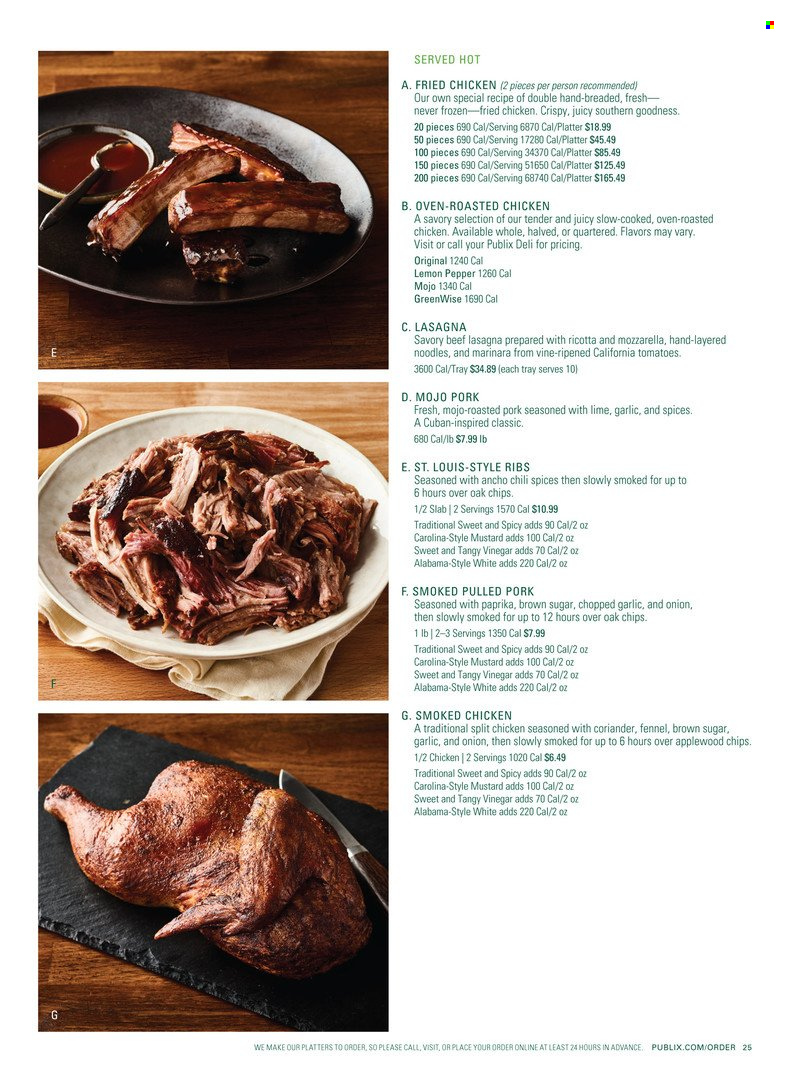 Publix Gather & Share Catering Guide - Fall/Winter 2021 - Page 25