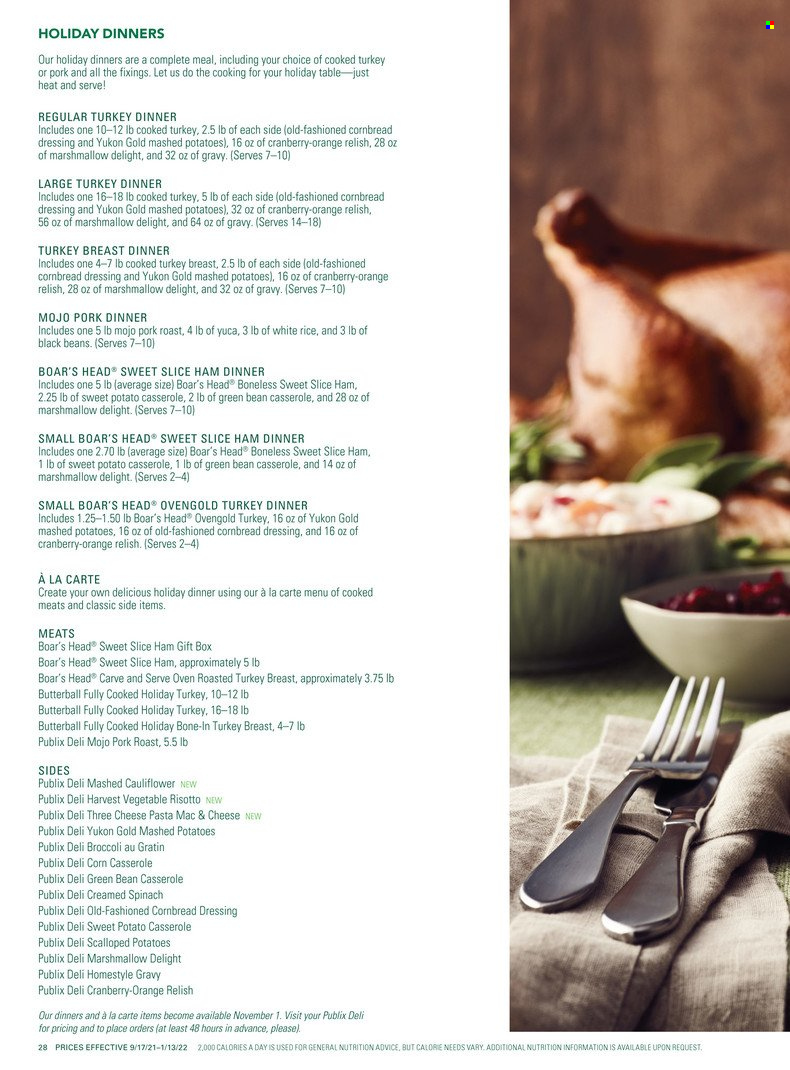 Publix Gather & Share Catering Guide - Fall/Winter 2021 - Page 28