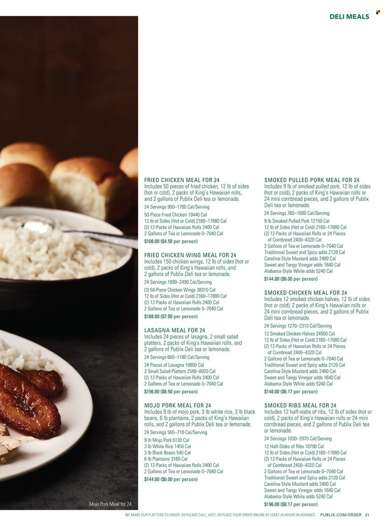 Publix Gather & Share Catering Guide - Fall/Winter 2021 - Page 31