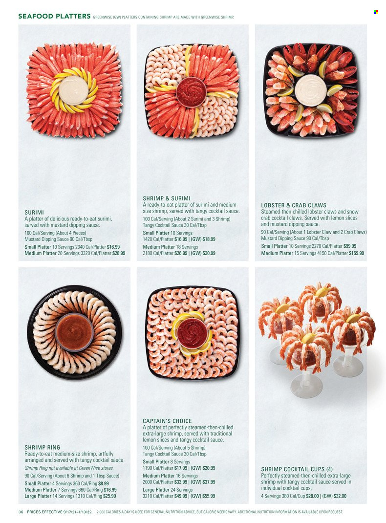 Publix Gather & Share Catering Guide - Fall/Winter 2021 - Page 36