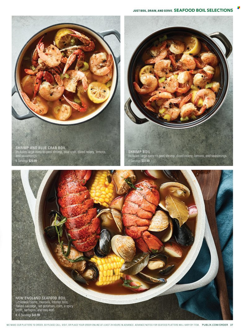 Publix Gather & Share Catering Guide - Fall/Winter 2021 - Page 37