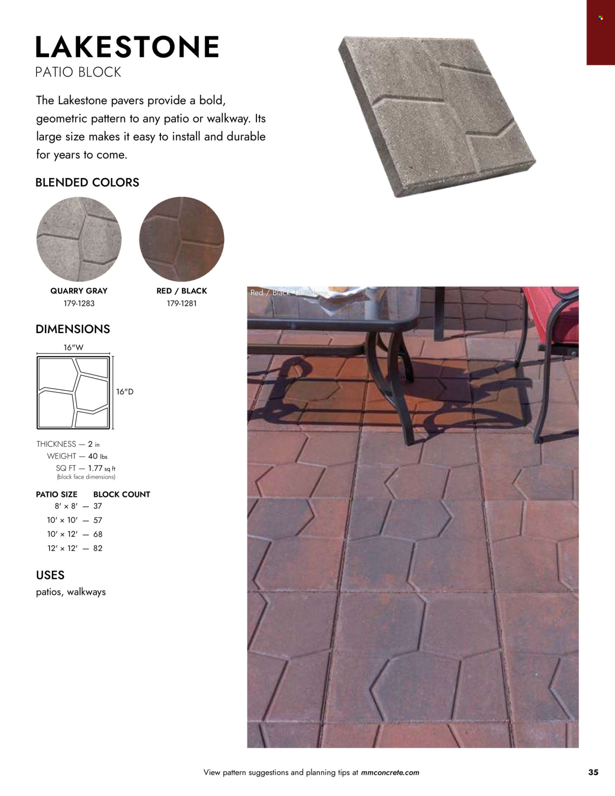 Menards - Landscape Concrete Block Catalog - Page 36