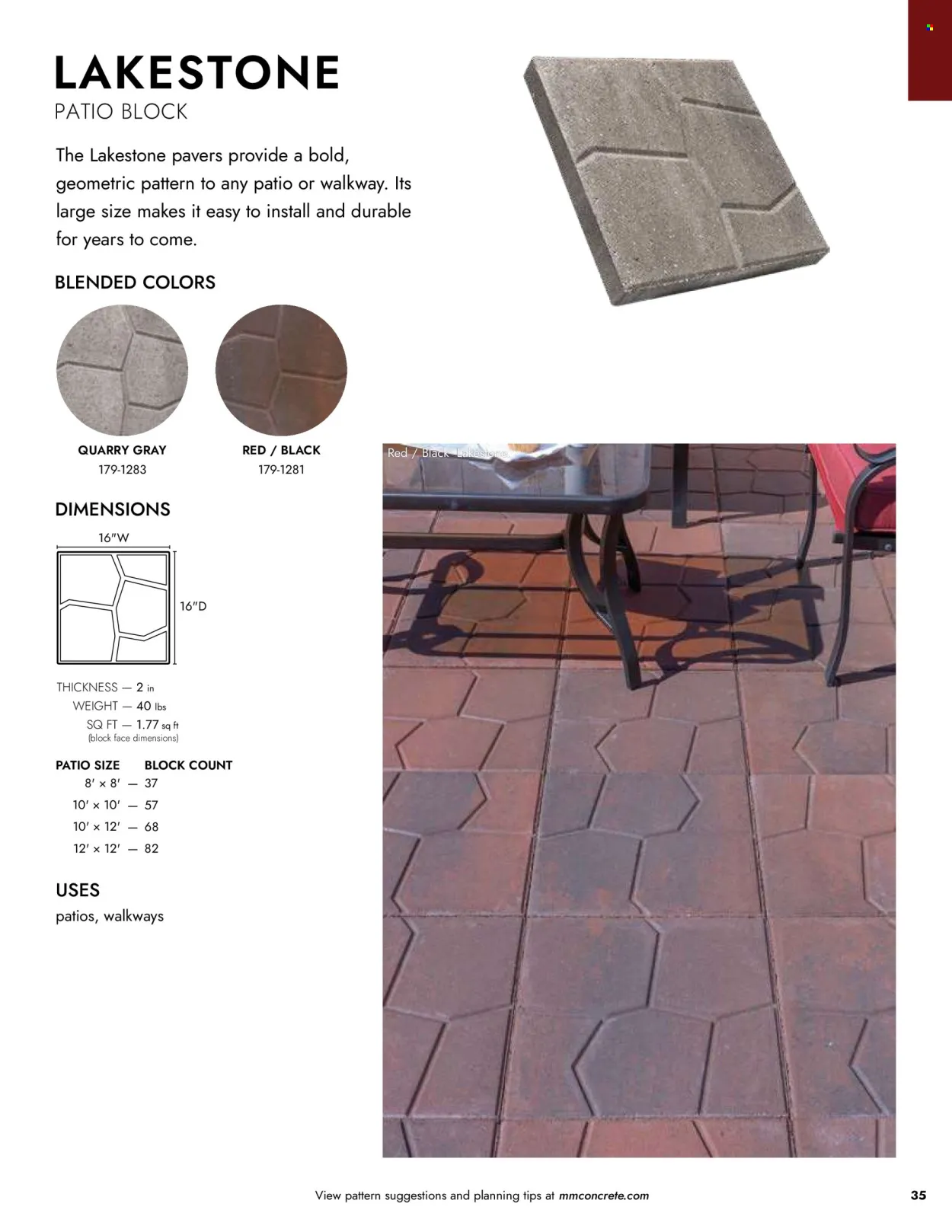 Menards - Landscape Concrete Block Catalog - Page 36