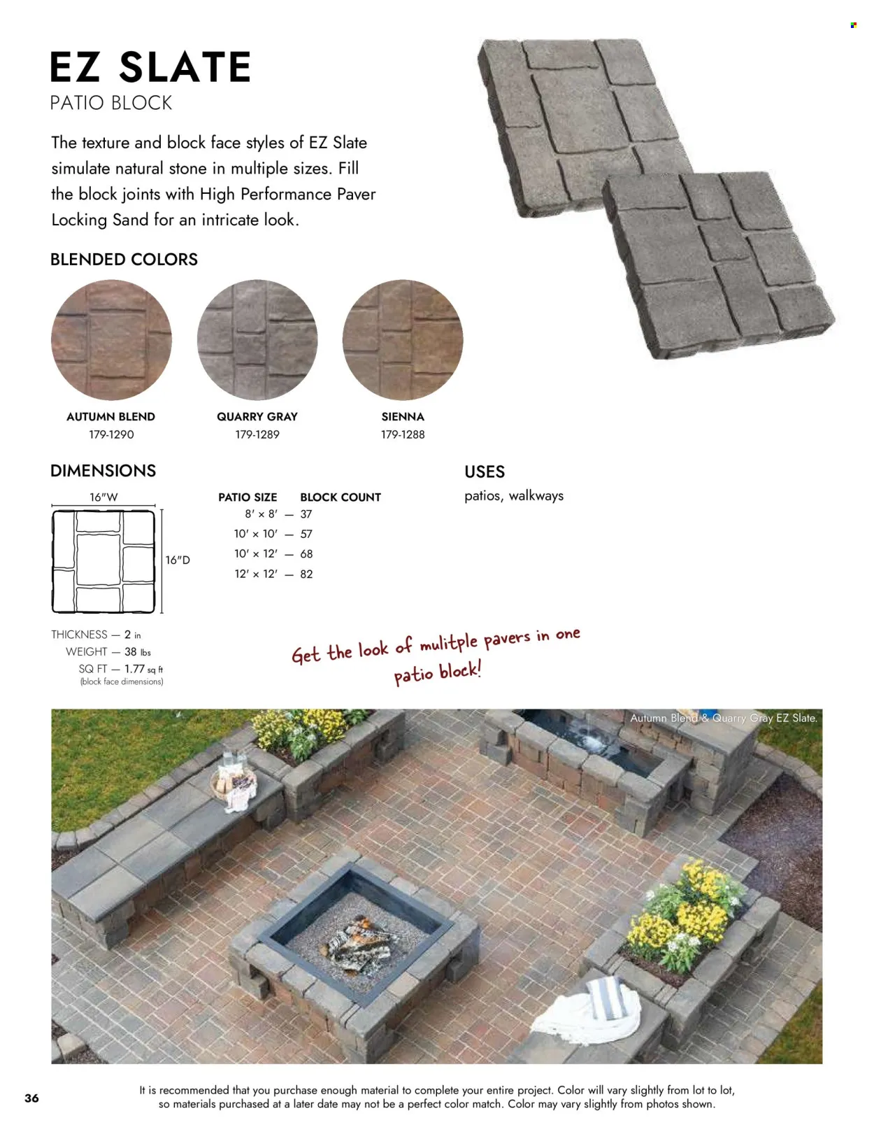 Menards - Landscape Concrete Block Catalog - Page 37