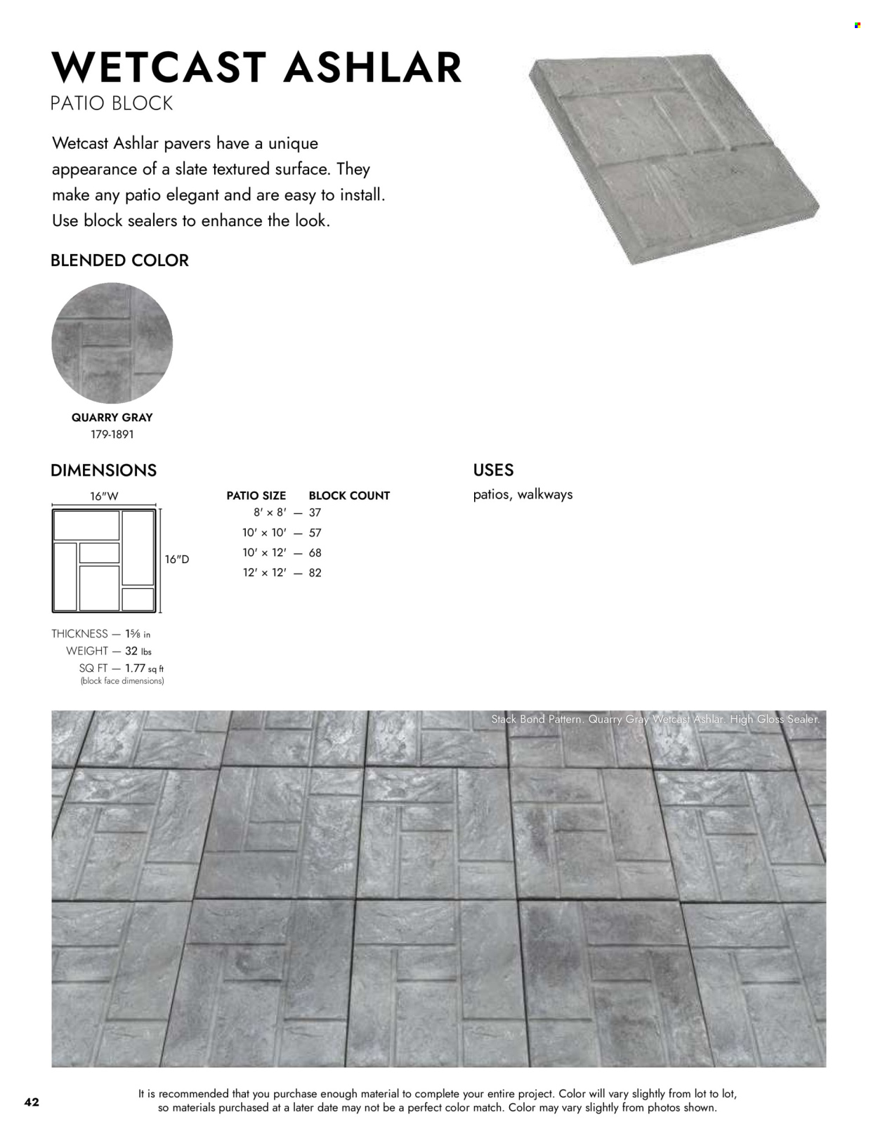 Menards - Landscape Concrete Block Catalog - Page 43