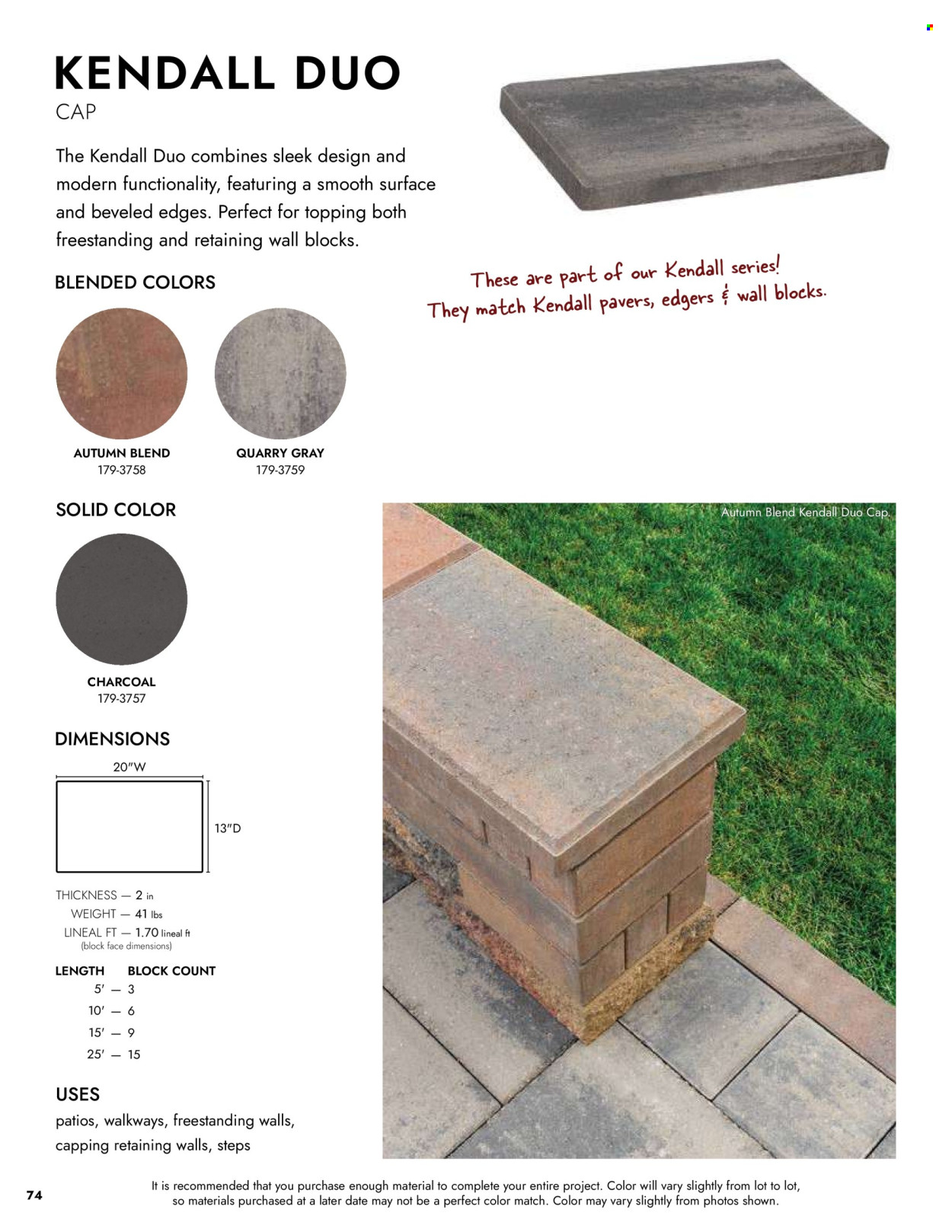 Menards - Landscape Concrete Block Catalog - Page 75