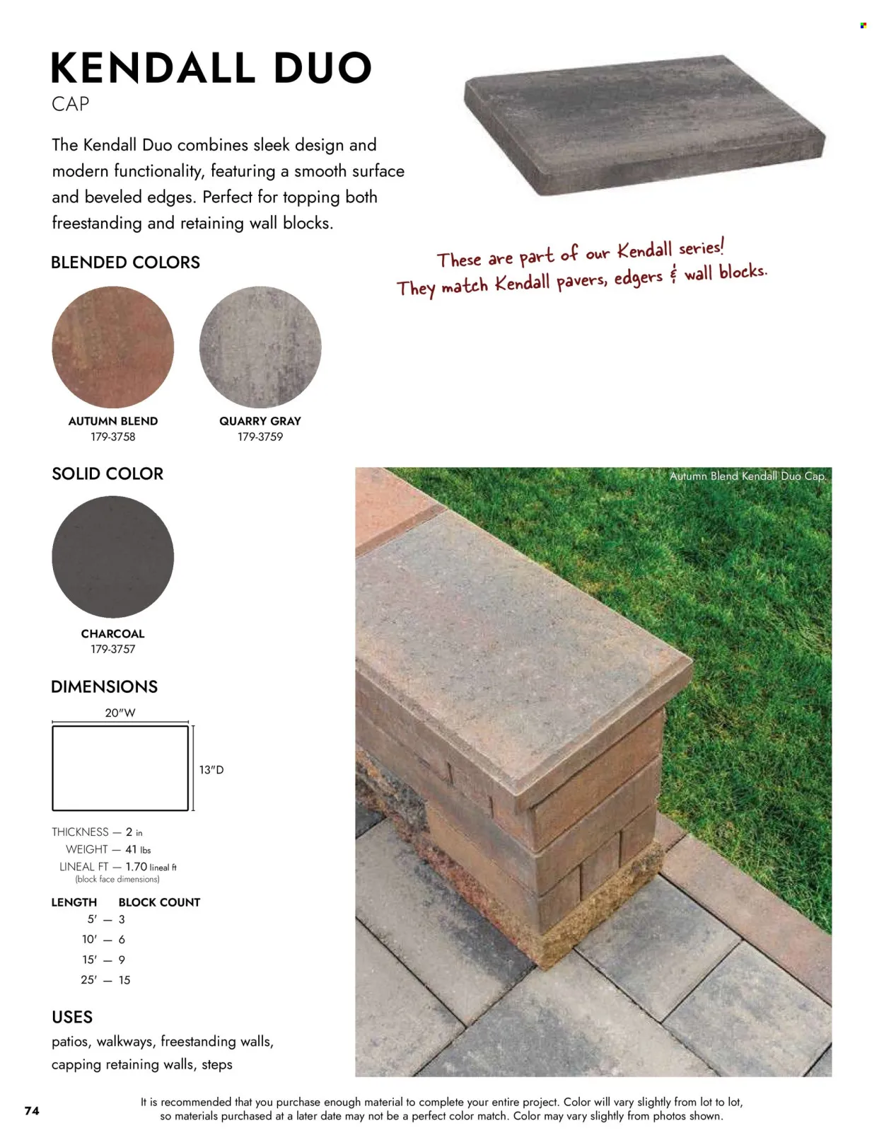 Menards - Landscape Concrete Block Catalog - Page 75