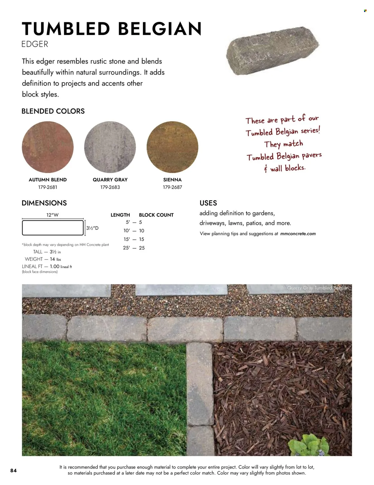 Menards - Landscape Concrete Block Catalog - Page 85