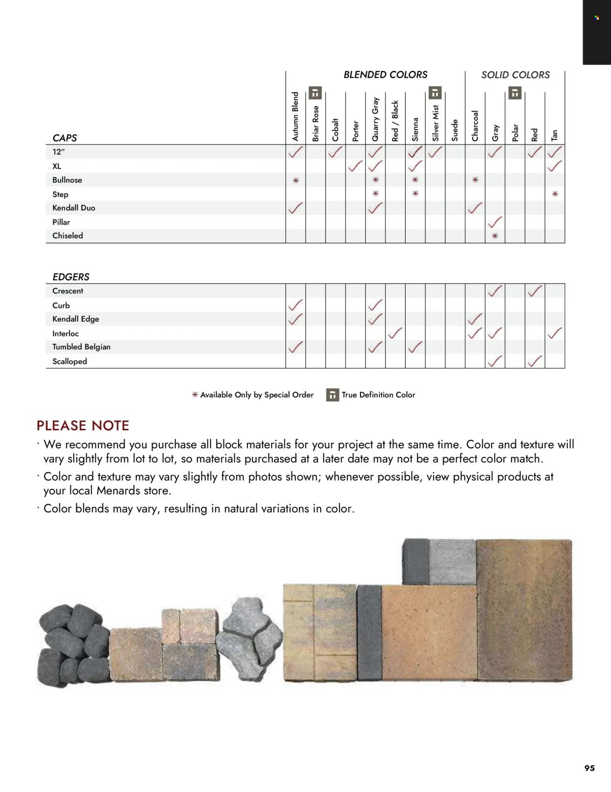 Menards - Landscape Concrete Block Catalog - Page 96