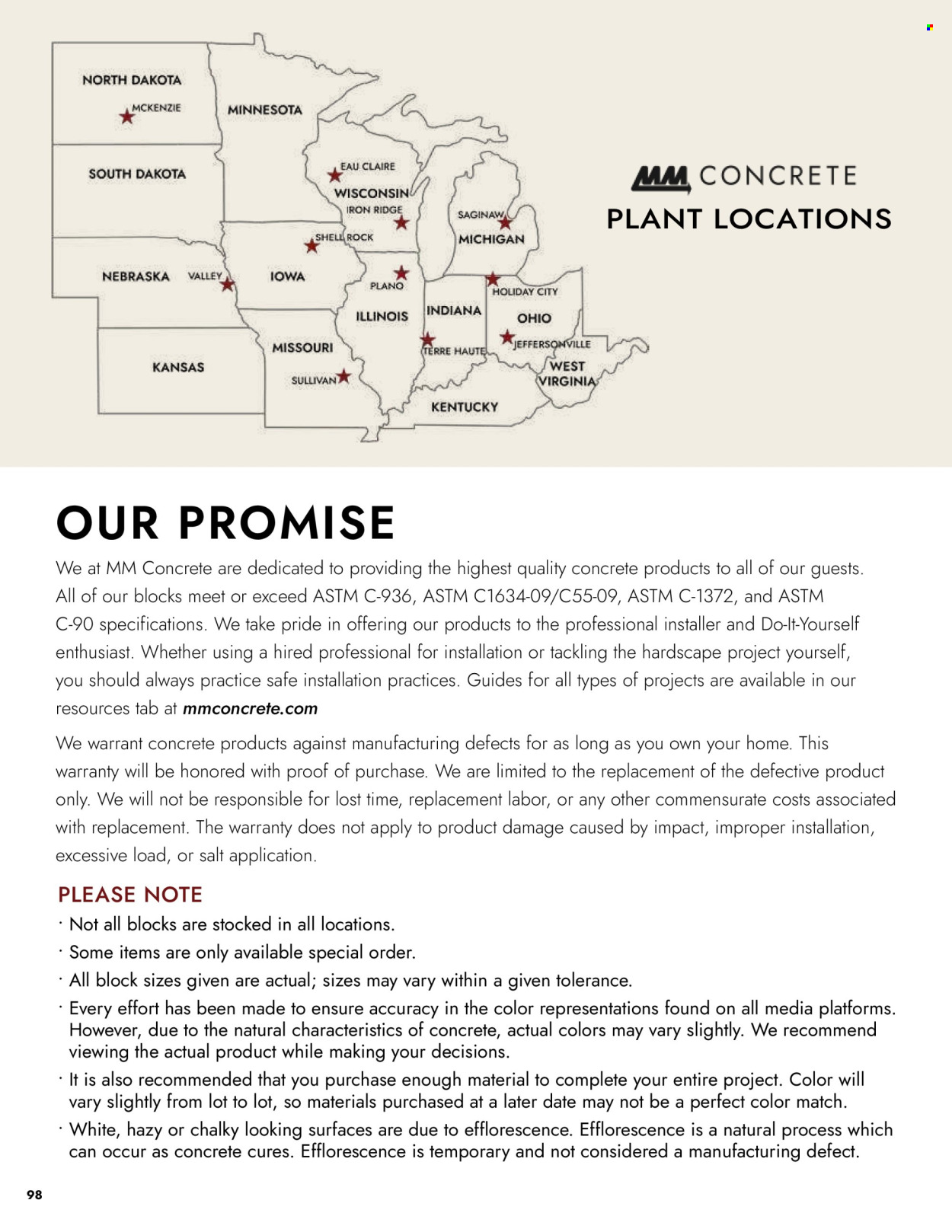 Menards - Landscape Concrete Block Catalog - Page 99