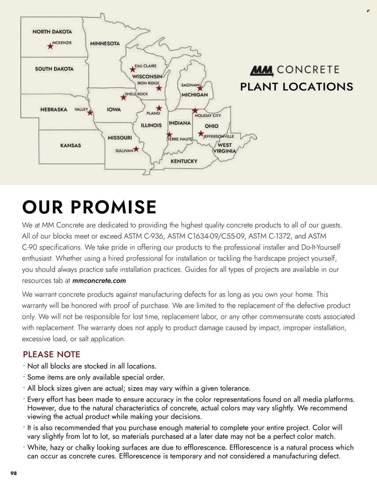 Menards - Landscape Concrete Block Catalog - Page 99