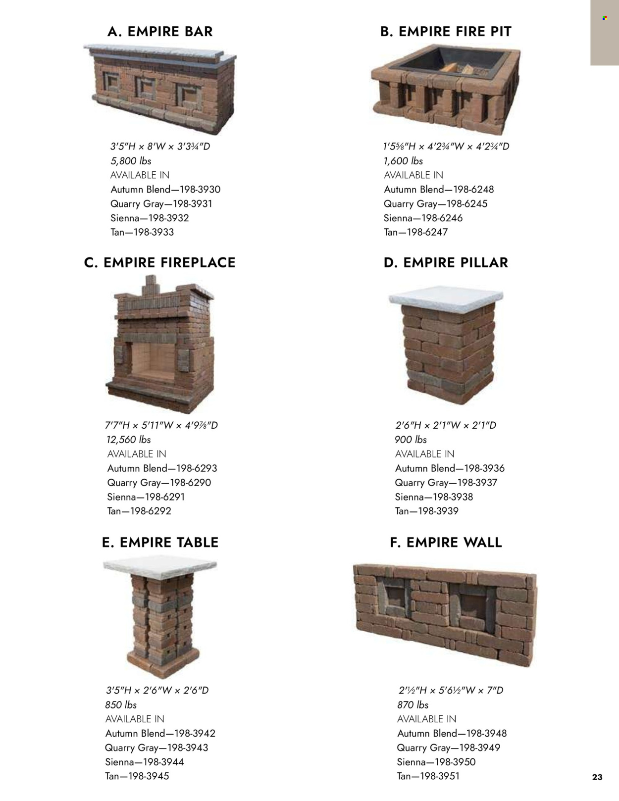 Menards - Outdoor Living Block Projects & Bundles Catalog - Page 23