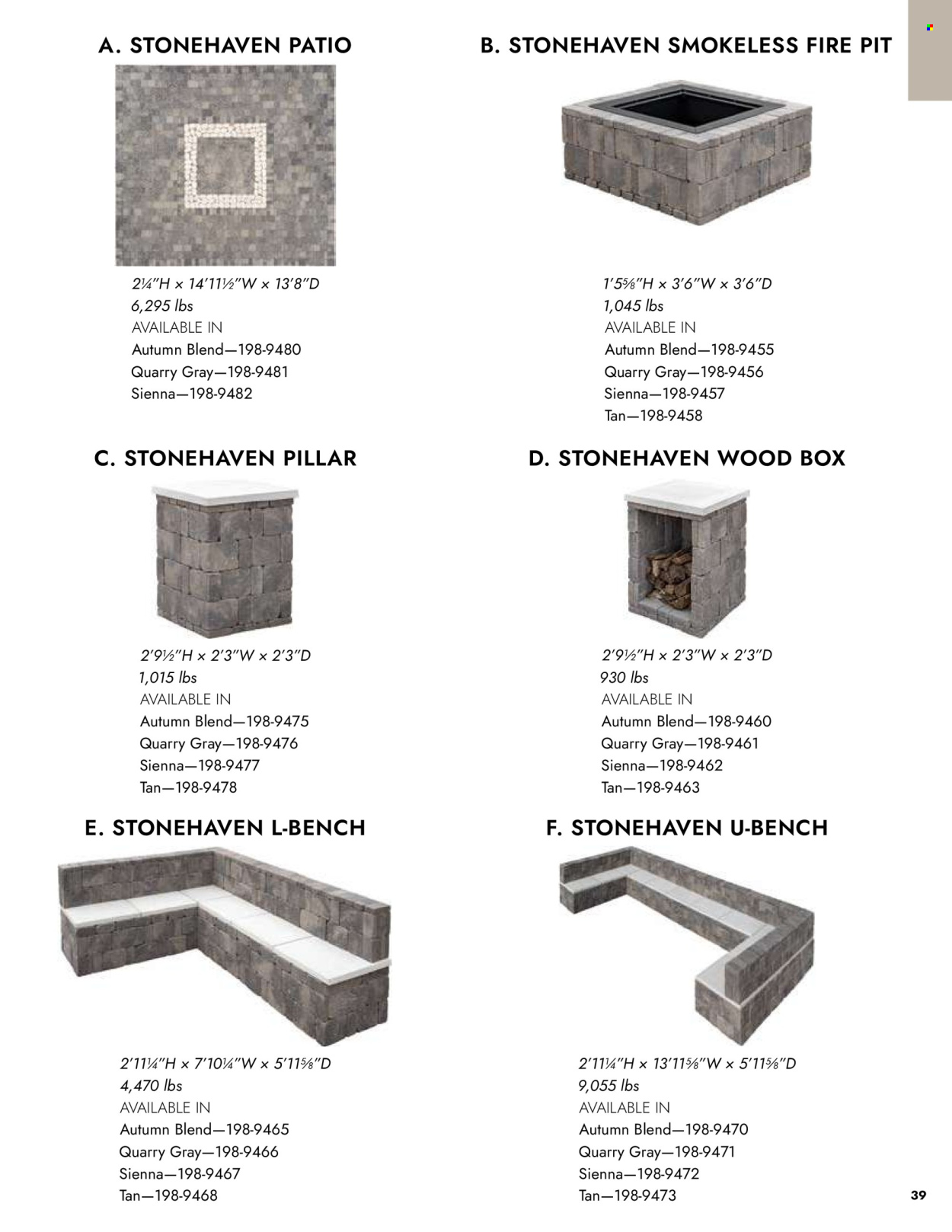 Menards - Outdoor Living Block Projects & Bundles Catalog - Page 39