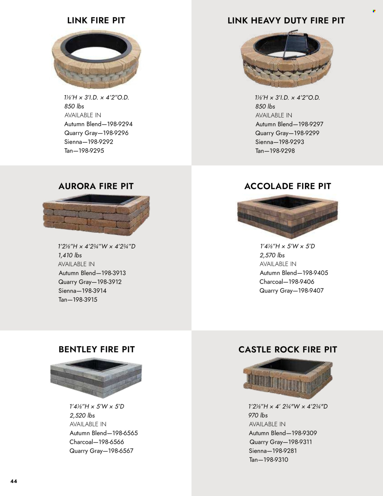 Menards - Outdoor Living Block Projects & Bundles Catalog - Page 44