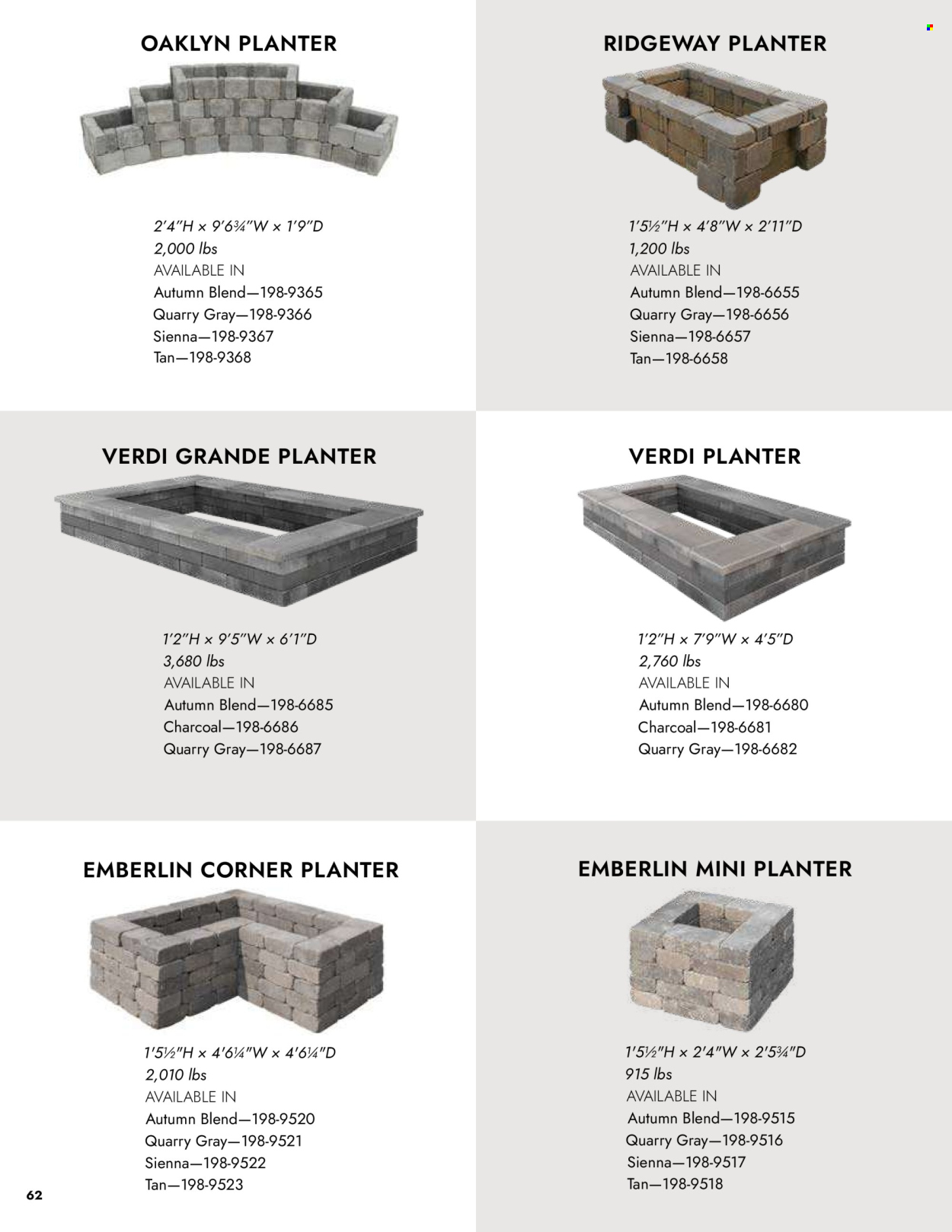 Menards - Outdoor Living Block Projects & Bundles Catalog - Page 62