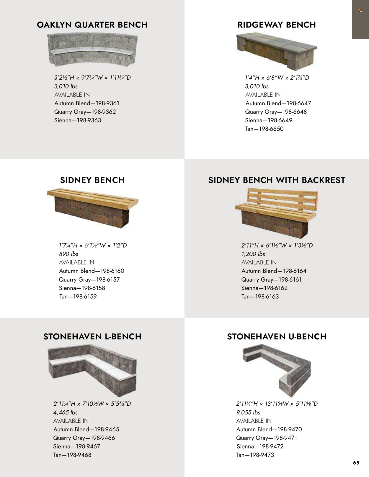 Menards - Outdoor Living Block Projects & Bundles Catalog - Page 65