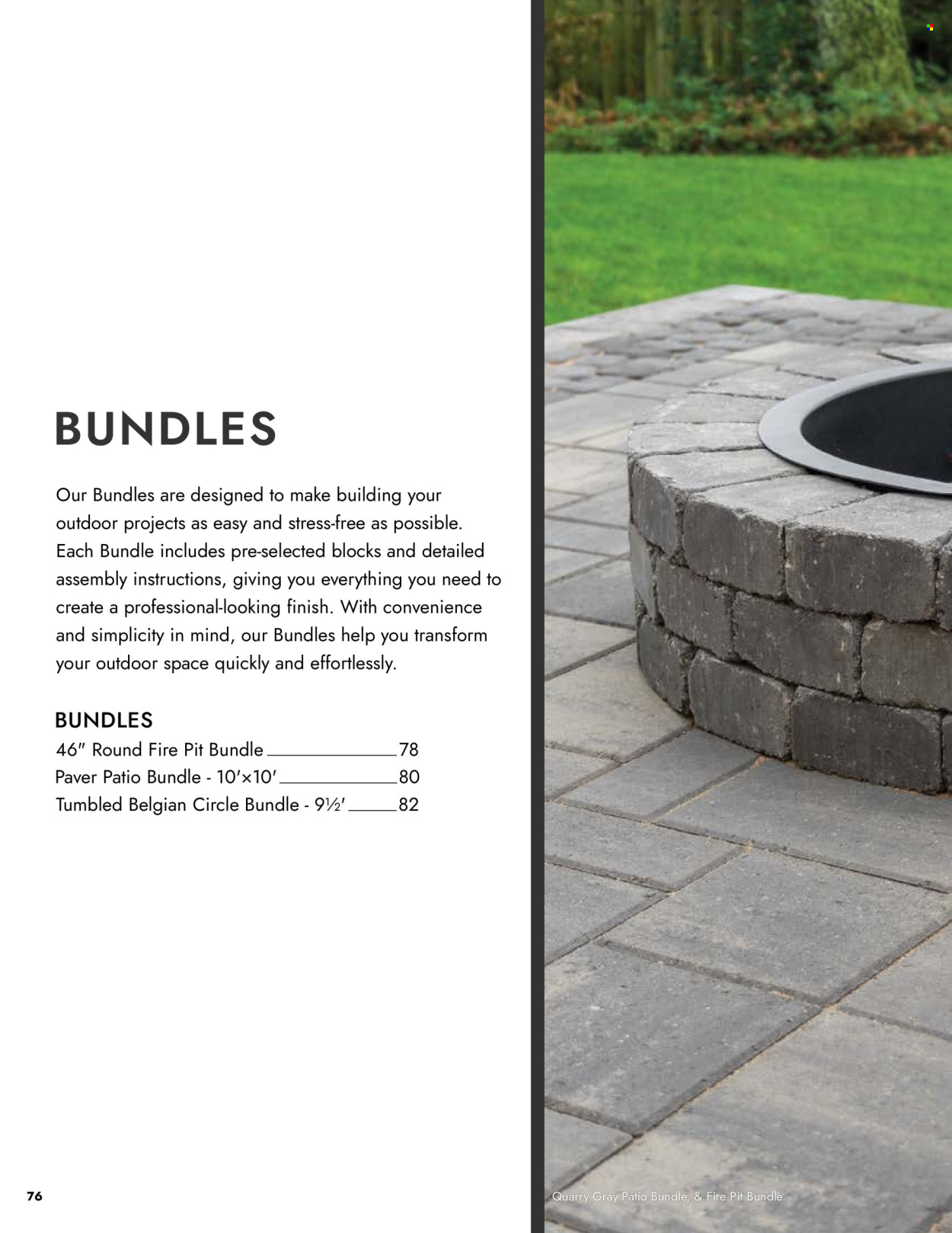 Menards - Outdoor Living Block Projects & Bundles Catalog - Page 76
