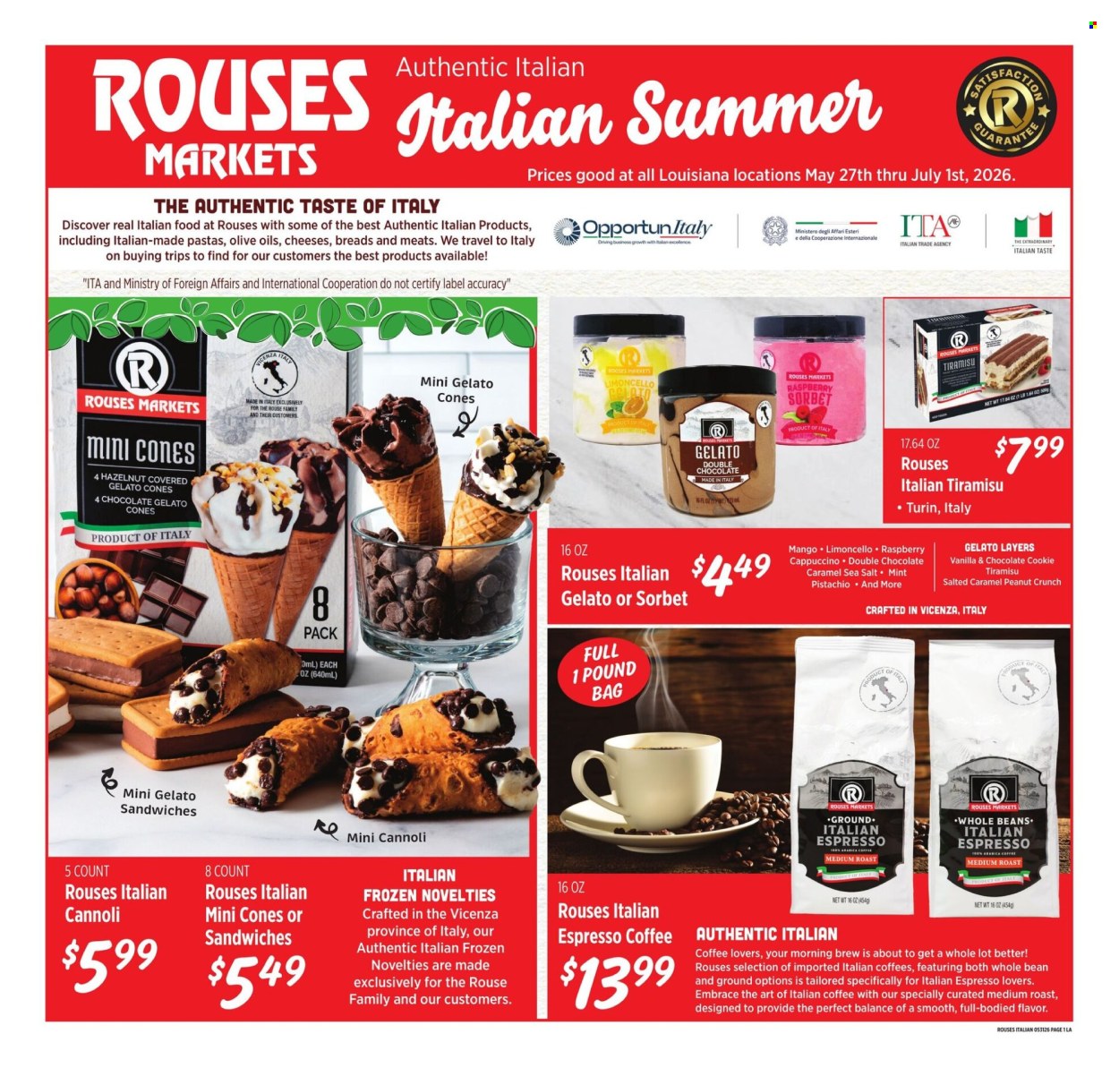 Rouses Markets - Italian Summer Savings - Page 1