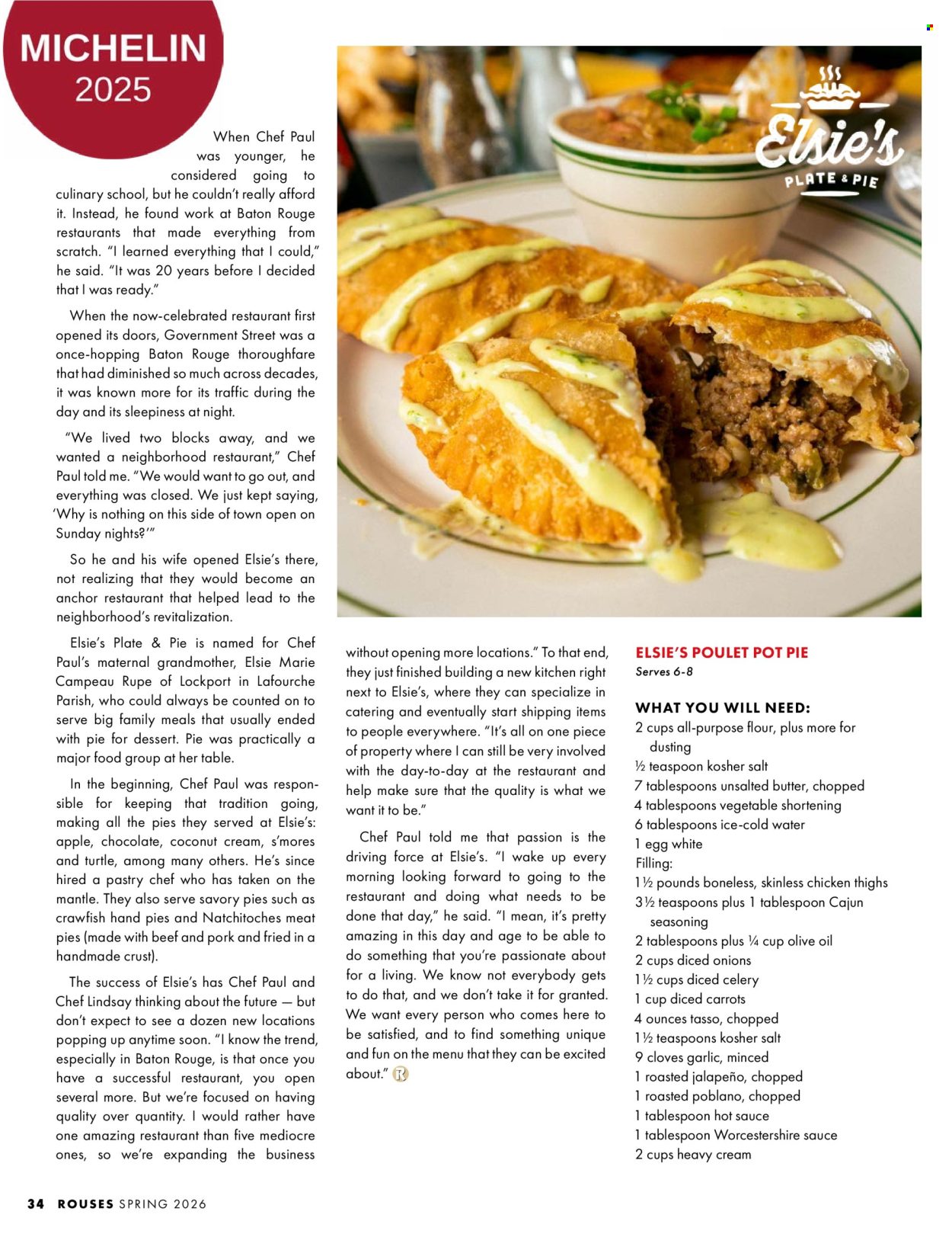 Rouses Magazine: The Chefs Issue - Spring 2026 - Page 36