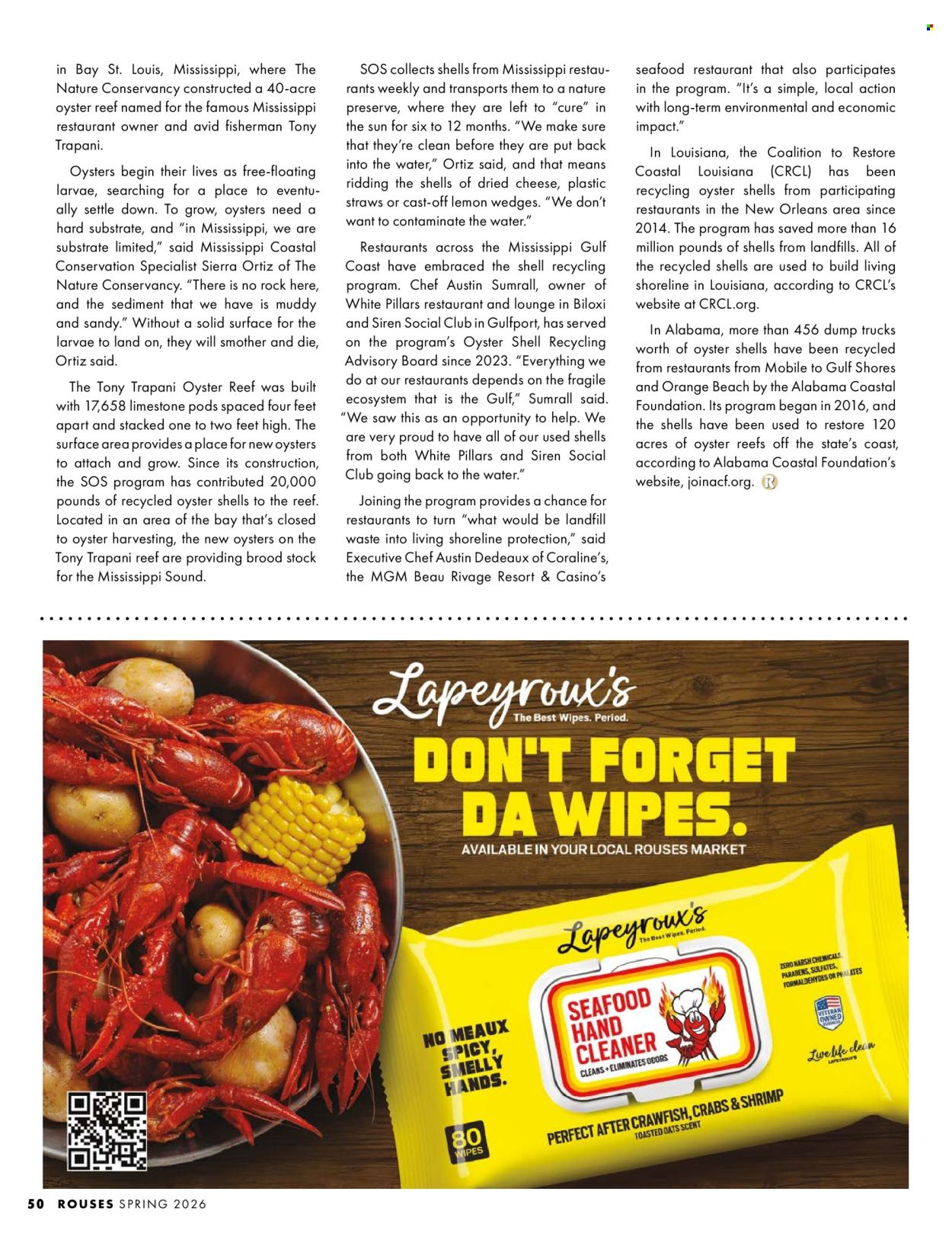 Rouses Magazine: The Chefs Issue - Spring 2026 - Page 52