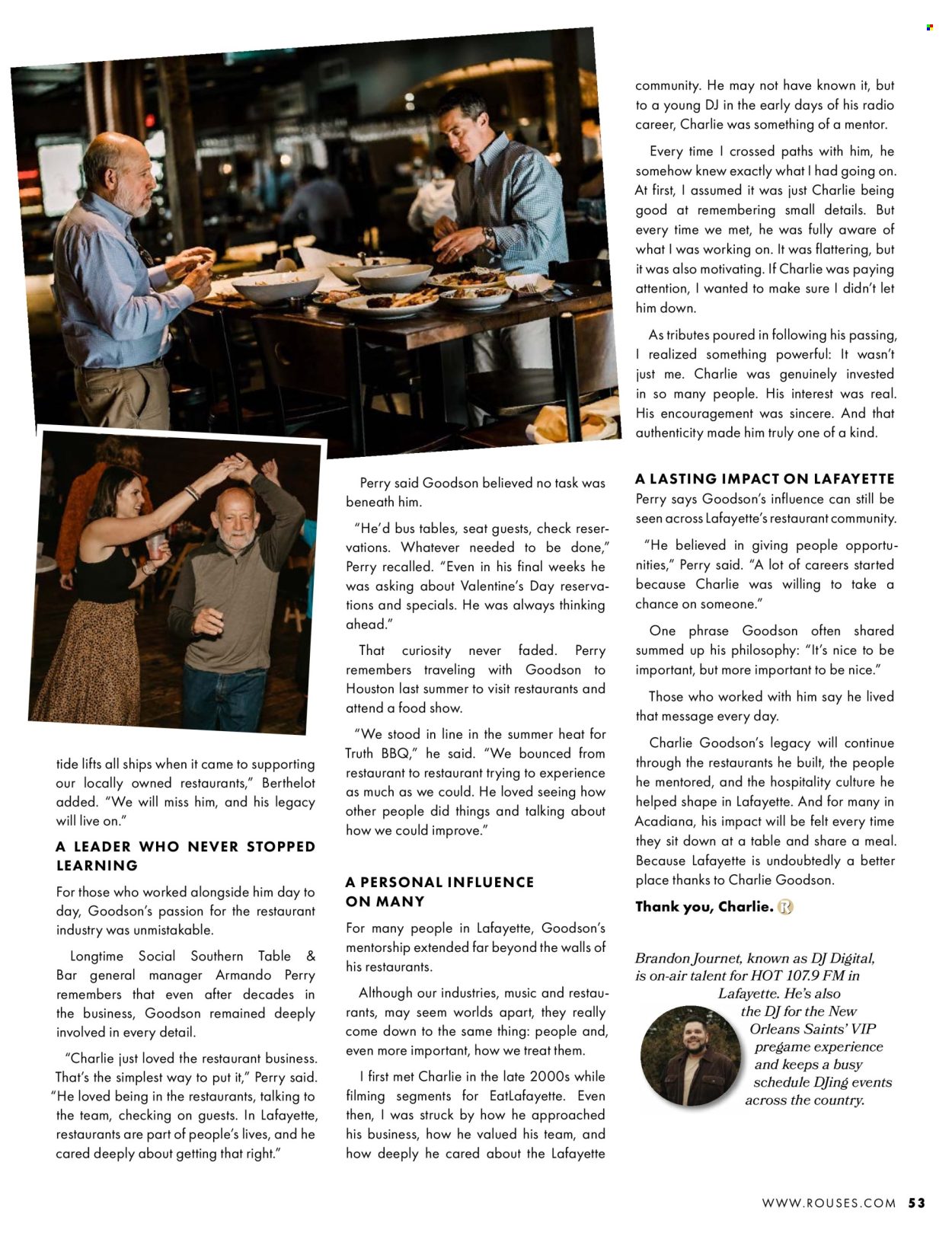 Rouses Magazine: The Chefs Issue - Spring 2026 - Page 55