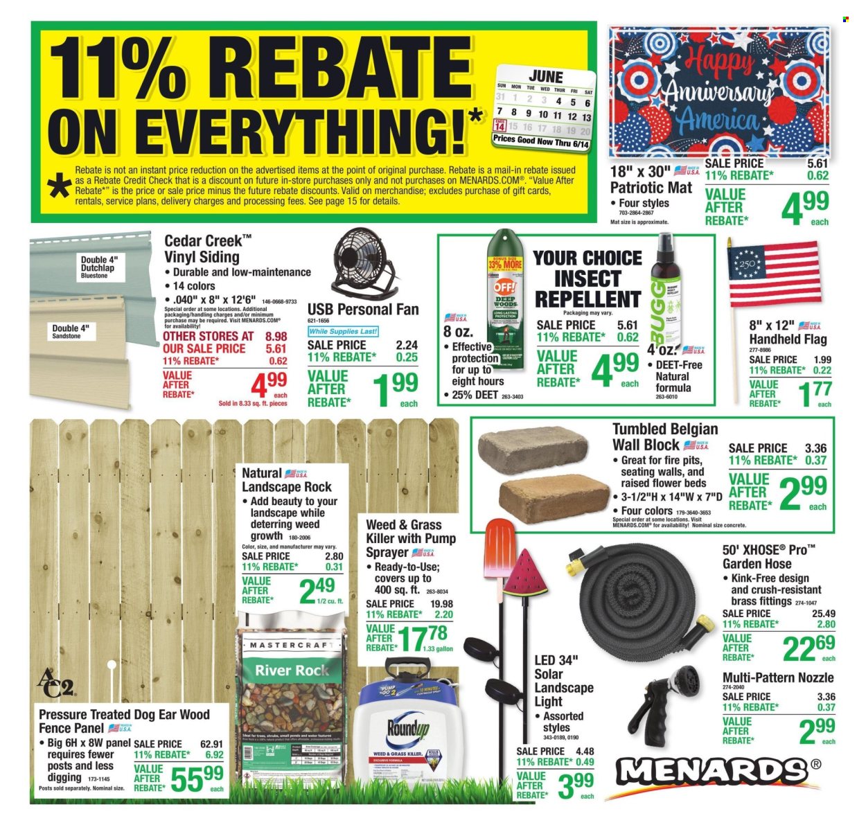 Menards Ad - Page 1