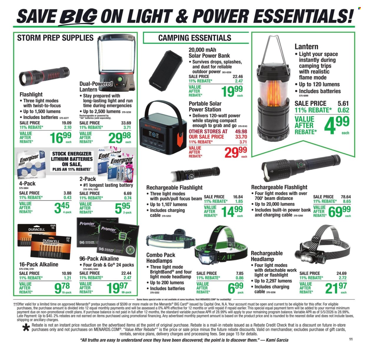 Menards Ad - Page 13