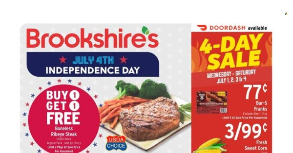 Brookshire's current Flyer online