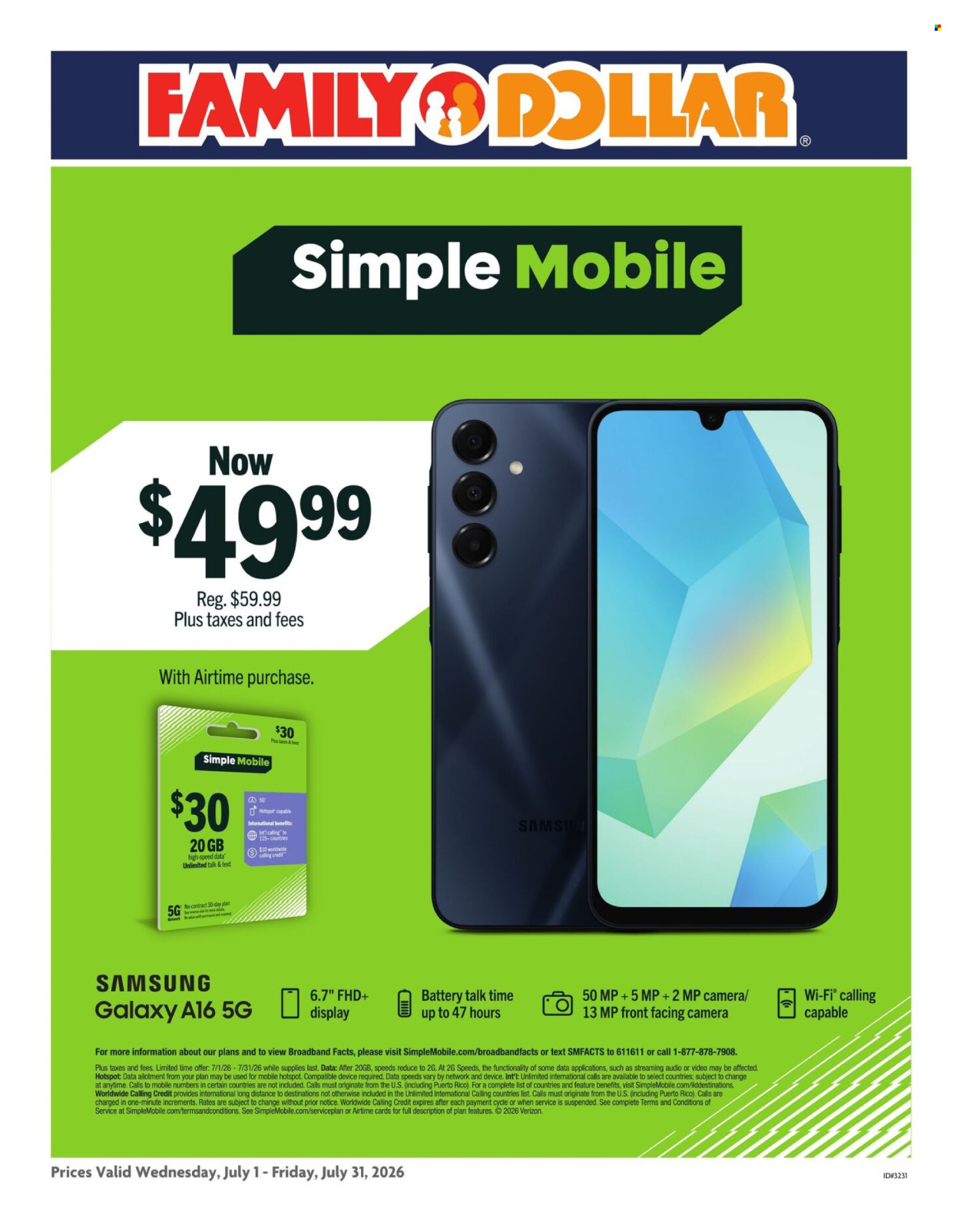Family Dollar Phone Ad - Page 1