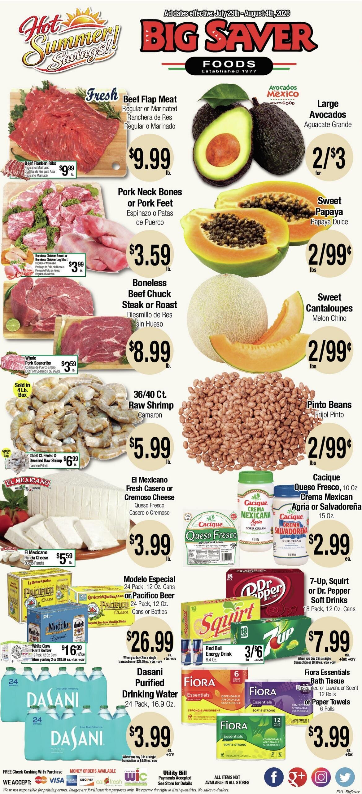 Big Saver Foods - Flyer Specials - Page 1