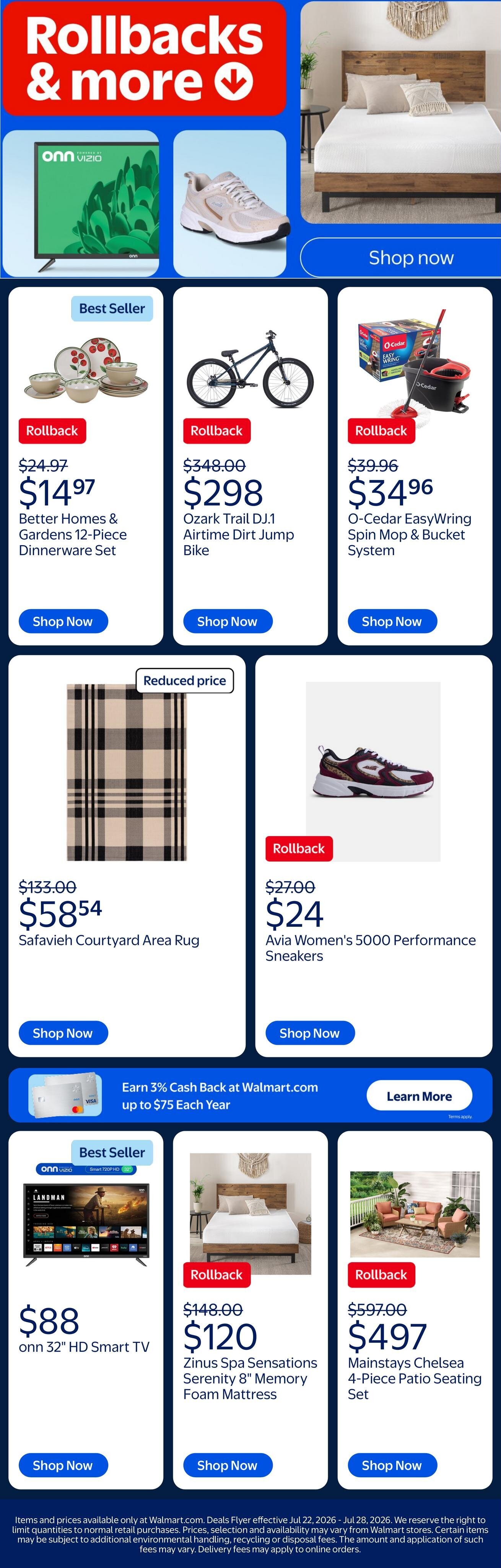 Walmart Rollbacks & More Savings - Page 1
