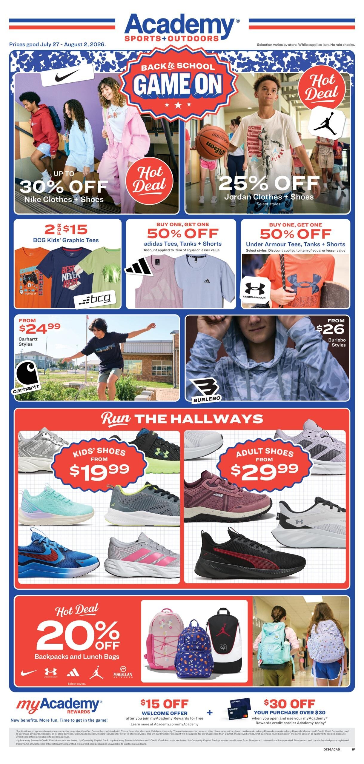 Academy Sports + Outdoors Back to School Ad - Page 1
