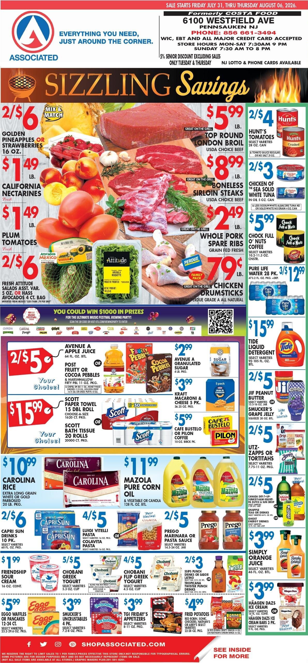 Associated Supermarkets Ad - Page 1