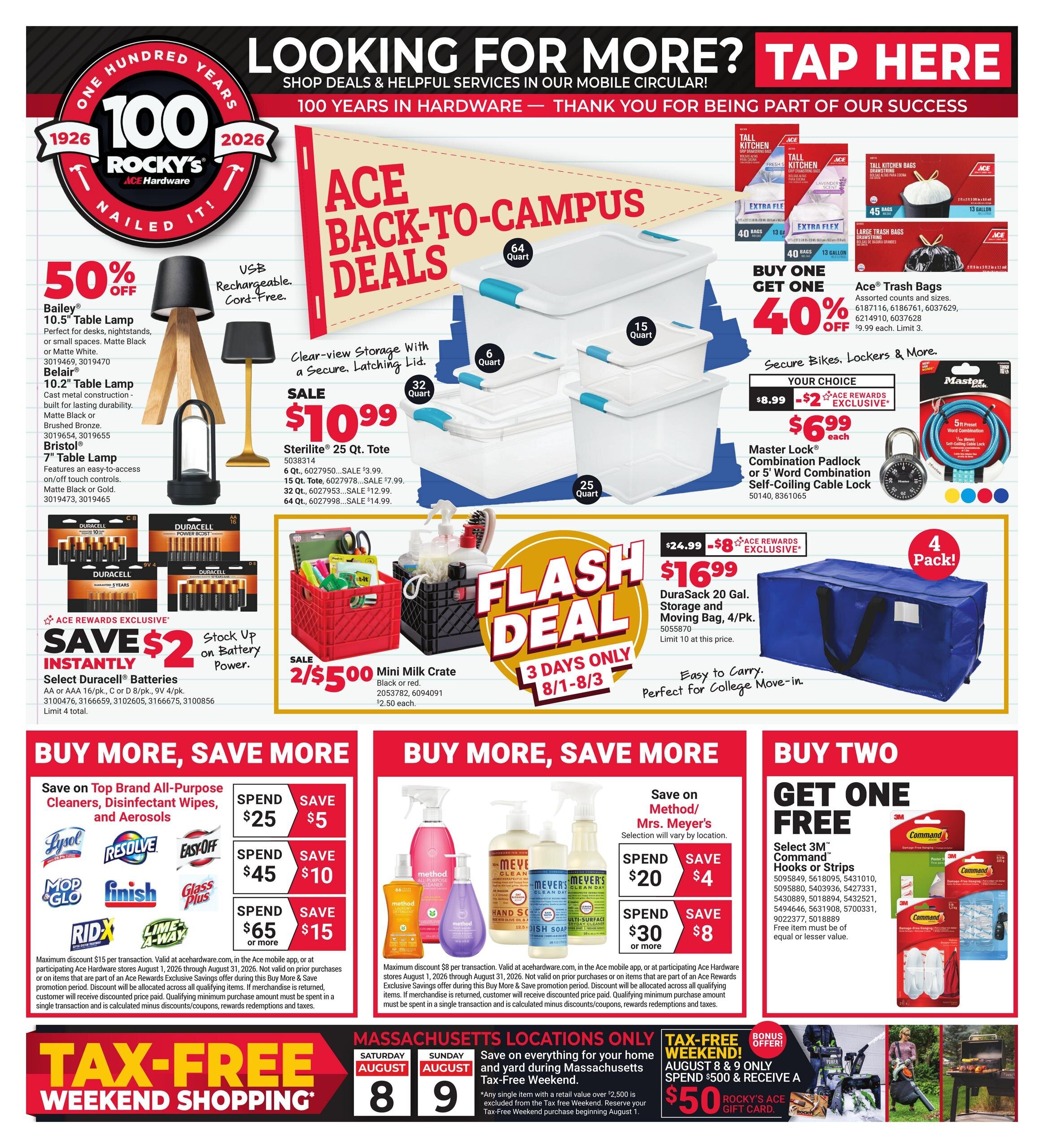 Ace Hardware - Flyer Specials - Page 1