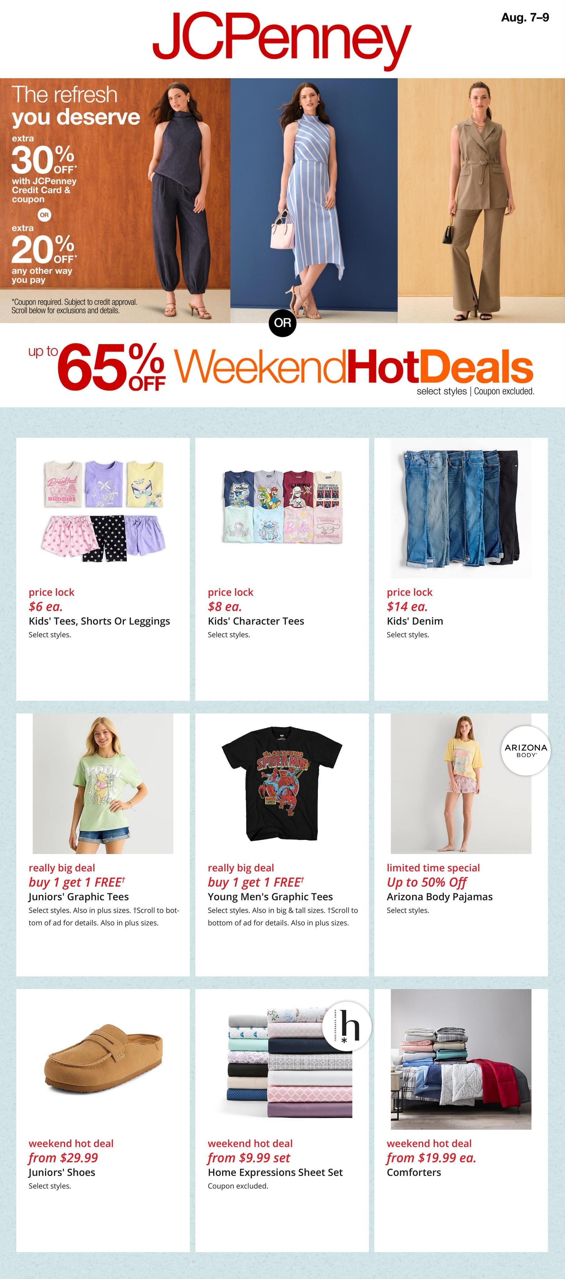 JCPenney Weekend Hot Deals - Page 1