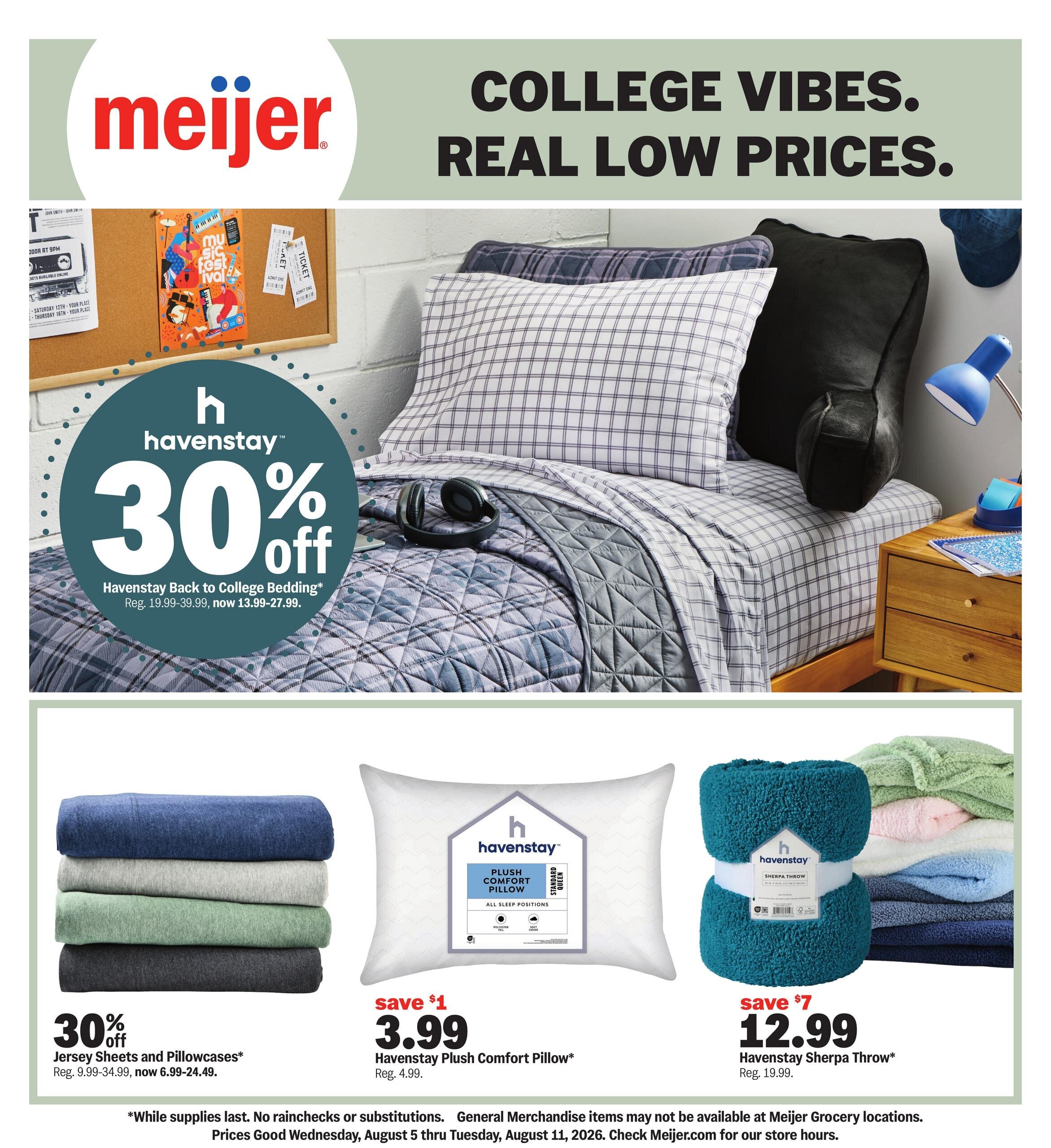 Meijer - College Vibes, Real Low Prices - Page 1