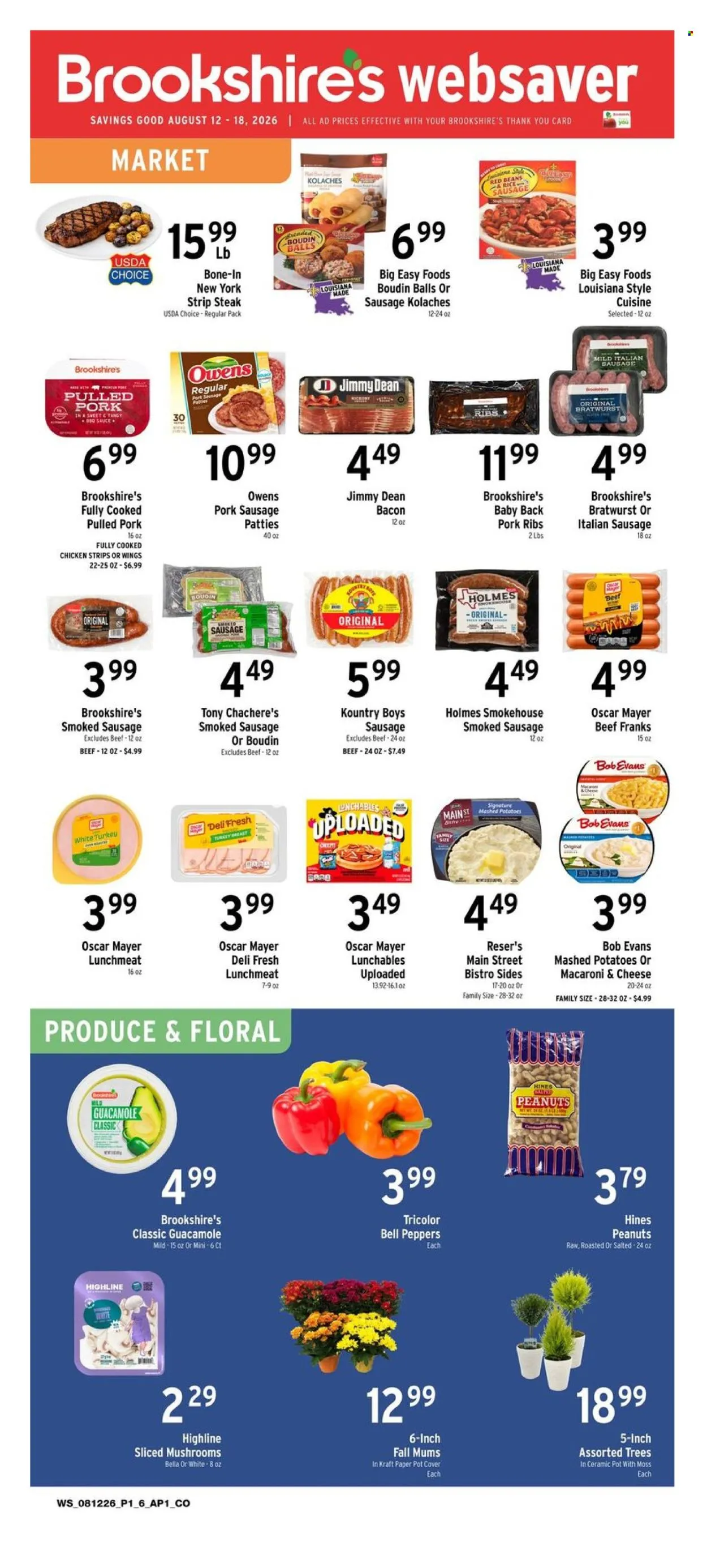 Brookshire's Websaver Ad - Page 1
