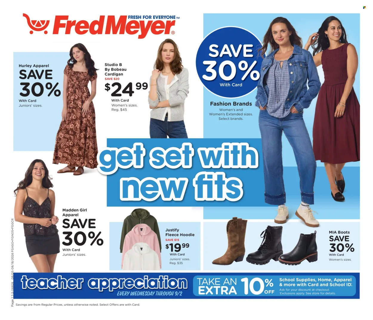 Fred Meyer Home & Apparel Ad - Page 1