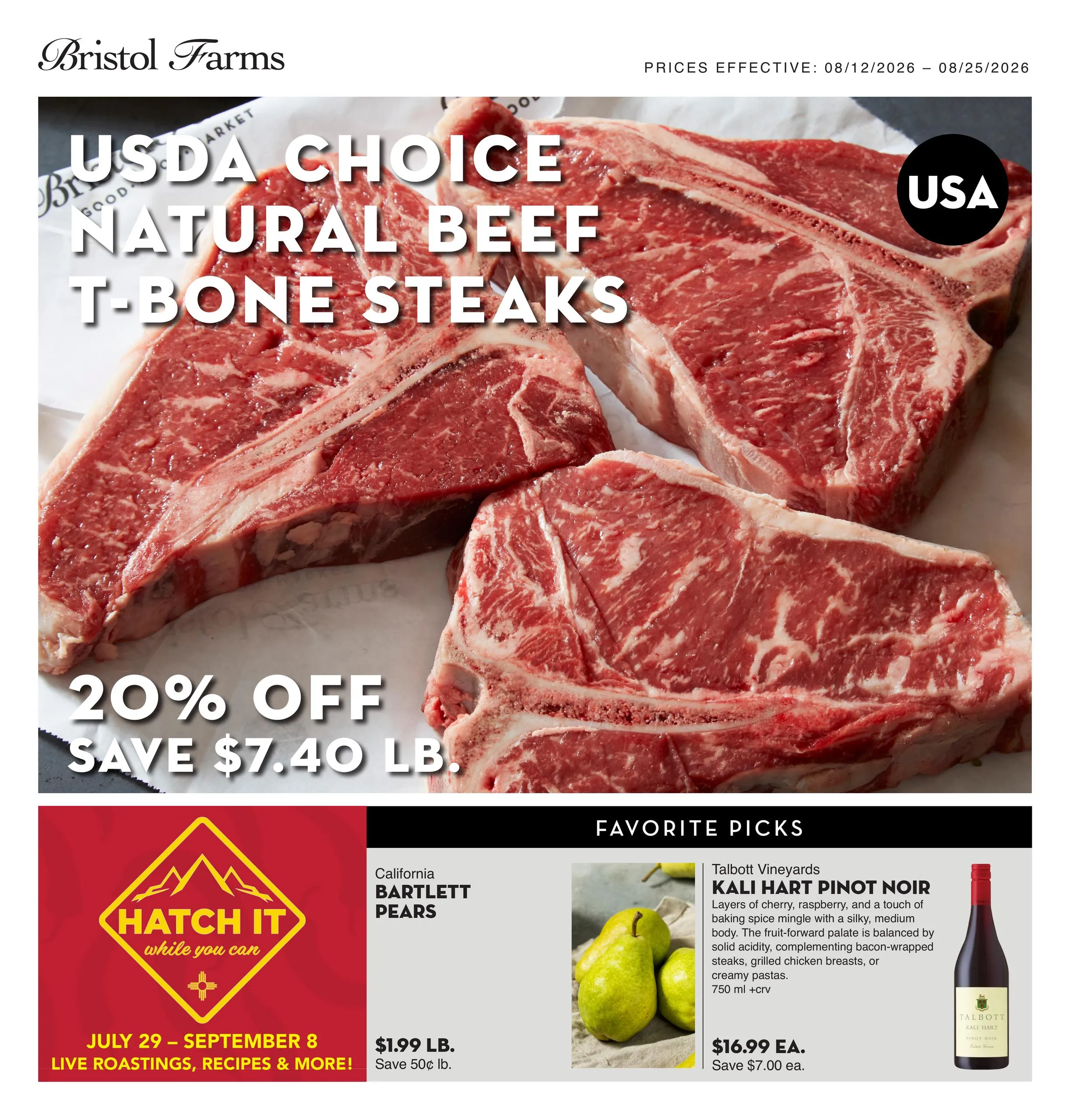 Bristol Farms - Flyer Specials - Page 1