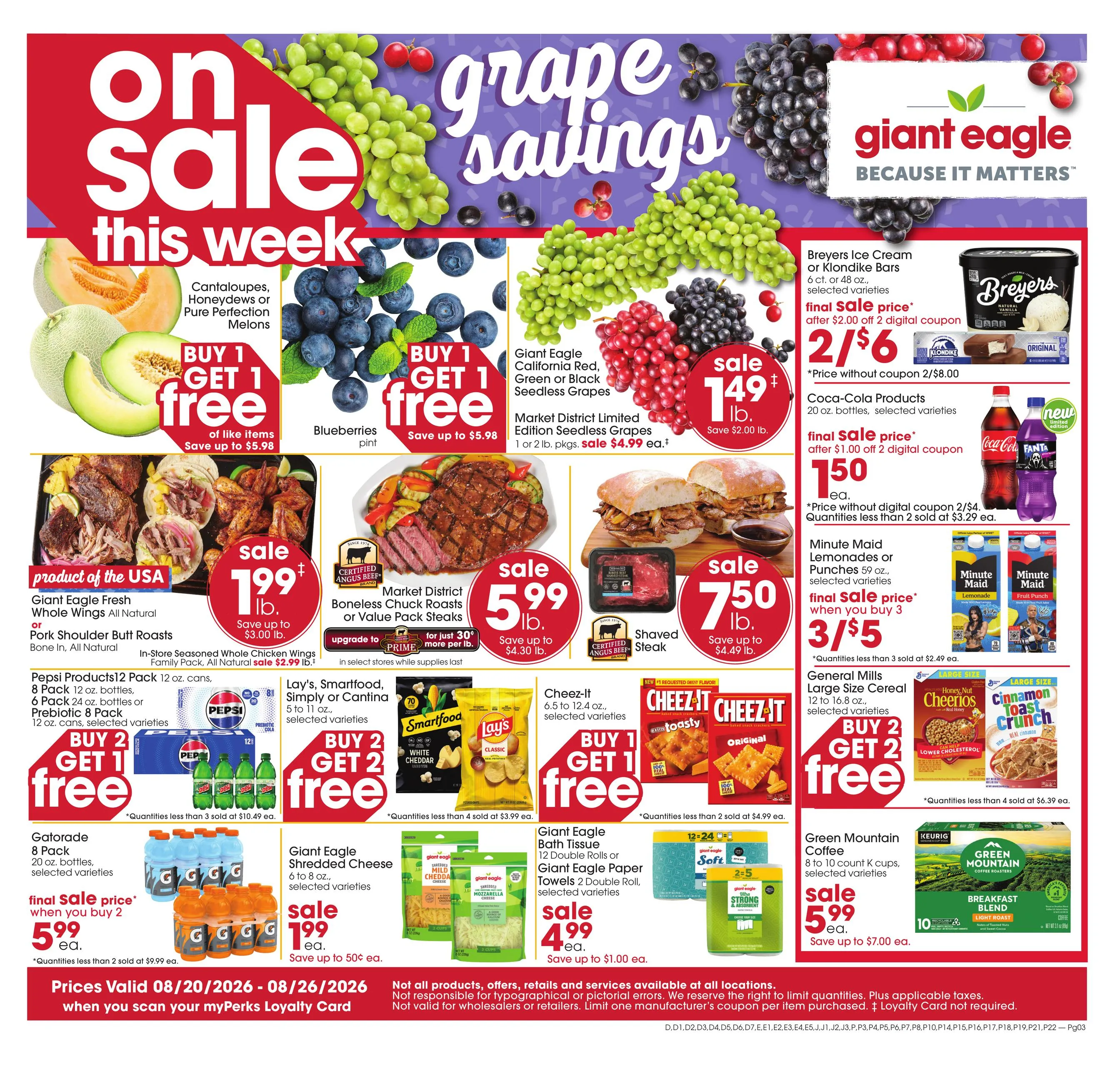 Giant Eagle - Flyer Specials - Page 1