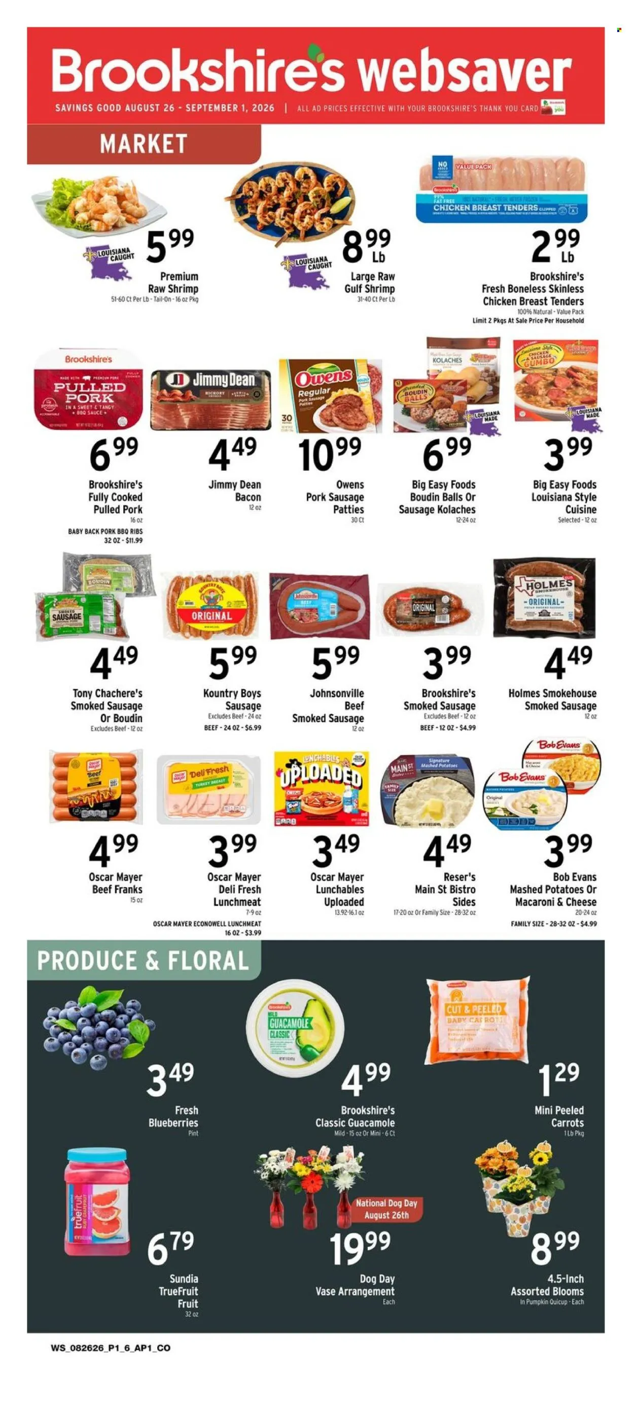 Brookshire's Websaver Ad - Page 1