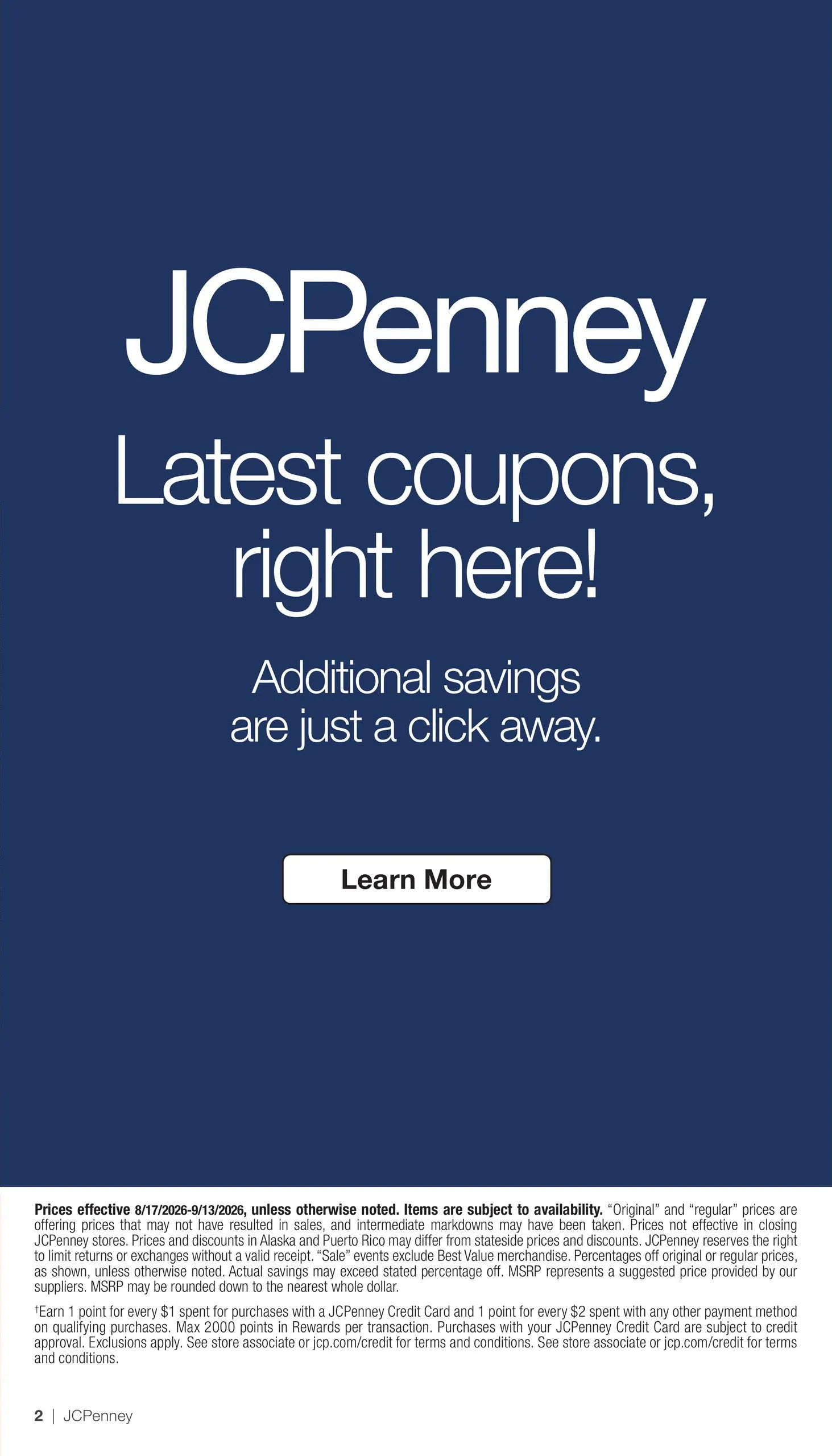 JCPenney - Labor Day Home Sale - Page 40
