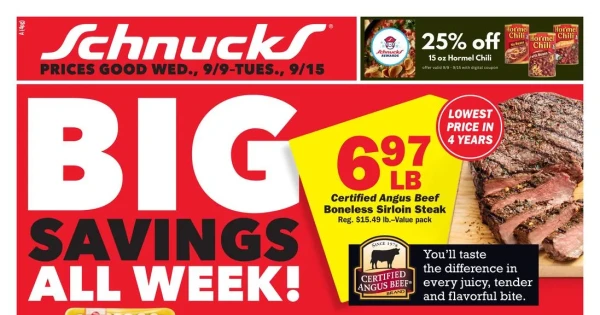 Schnucks upcoming Flyer online